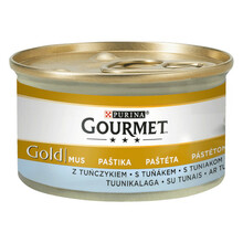 Purina Gourmet Gold Mus z tuńczykiem - karma dla kota, puszka 85g