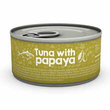 NATUREA Grainfree Tuńczyk z papają - bezzbożowa mokra karma dla kotówi kociąt, 80 g