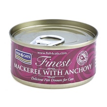 Fish4Cats Makrela z Anchois mokra karma dla kota, puszka 70g