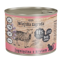 WIEJSKA ZAGRODA Jagnięcina z Krylem mokra karma dla kota, 85g, 200g i 400g