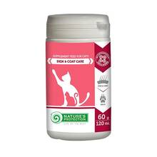 Nature's Protection Skin&Coat Care - suplement diety dla kotów z biotyną, dla zdrowej skóry i sierści, 60g (120 tabletek)
