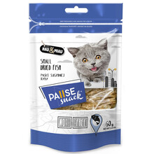 HAU&MIAU Pause snack przysmak dla kota, paski suszonej ryby 60g