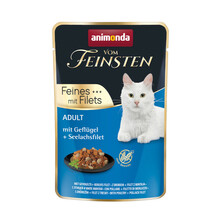 ANIMONDA Vom Feinsten Drób + filet z czarniaka - mokra karma dla dorosłych kotów, 85g