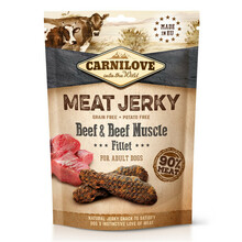 Carnilove Jerky Snack Beef & Beef Muscle Fillet - Przysmak dla psa, 100g