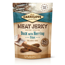 Carnilove Jerky Duck with Herring Fillet - Przysmak dla psa, 100g