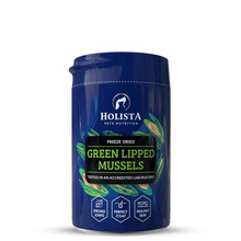 HolistaPets Green Lipped Mussel - Liofilizowana, sproszkowana małża nowozelandzka, 100g