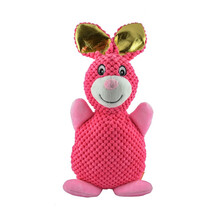 PET NOVA Pluszowy Królik różowy - zabawka dla psa, 35cm