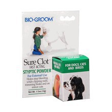 Bio-groom SURE CLOT- zasypka hamująca drobne krwawienia 14,8g lub 42g