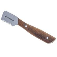 Groomer.dk Danish Classic Knife - klasyczny trymer z drewniana rączką, drobny (fine)