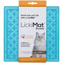 LickiMat Classic Buddy Cat - miękka mata do lizania dla kota, turkusowa