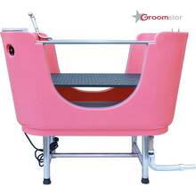 GroomStar Hydrotherapy Ozone Spa - profesjonalna wanna SPA do hydromasażu z funkcją ozonowania, w kolorze różowym