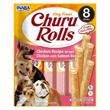 CHURU PIES ROLLS CHICKEN SALMON - PRZYSMAK DLA PSA 96G