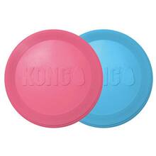 KONG® Puppy Flyer - gumowe frisbee dla szczeniaka, zabawka dla psa