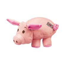 KONG® Phatz Pig - zabawka dla psa z ekoskóry, świnka z piszczałką