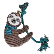 BUBA LEMUR JULEK - Pluszowa zabawka ze sznurkiem psa, 40cm