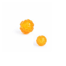ZIPPYPAWS Squeaker Ball - Wytrzymała, piszcząca piłka z gumy TPR, kolor żółty