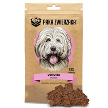 PAKA ZWIERZAKA Chunkies 100% Wołowina - Naturalny przysmak dla psa, 70g