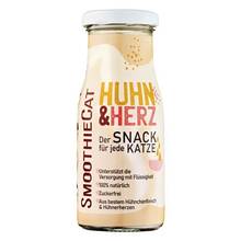 SmoothieCat CHICKEN&HEARTS - smoothie z kurczaka i serc z dodatkiem warzyw, przekąska dla kotów, 150ml