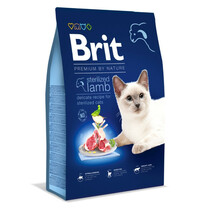 Brit Premium Cat Sterilized Lamb - karma z jagnięciną dla dorosłych kotów po zabiegu sterylizacji