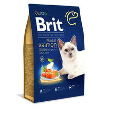 Brit Premium Cat Adult Salmon- karma sucha z łososiem dla dorosłych kotów.