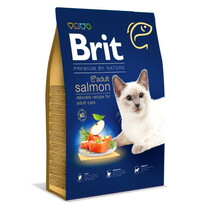 Brit Premium Cat Adult Salmon- karma sucha z łososiem dla dorosłych kotów.