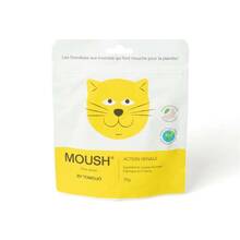 MOUSH - przysmak dla kotów, wspomagający nerki z suszonymi liśćmi mniszka lekarskiego, 70g