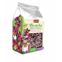 Vitapol Vita Herbal Kwiat hibiskusa - przekąska dla gryzoni i królika, 70g