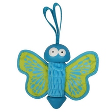 COOCKOO LILY RUBBER BUTTERFLY GREEN - Zabawka dla psa