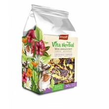 VITAPOL Vita Herbal mix kwiatowy dla gryzoni i królika, 50g
