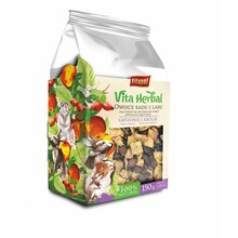 Vitapol Vita Herbal Owoce z sadu i lasu- przekąska dla gryzoni i królika, 150g