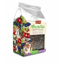 Vitapol Vita Herbal jagodowy mix - przekąska dla gryzoni i królika, 200g