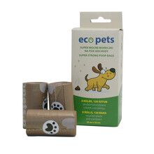 ECO PETS EKOLOGICZNE WORKI NA ODCHODY 120 SZT (8 X 15 SZT)