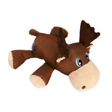 KONG® Cozie Ultra Max Moose M - zabawka dla psa, pluszowy łoś z grzechotką i piszczałkami