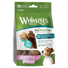 WHIMZEES Puppy XS/S - Gryzaki dentystyczne dla szczeniąt, 28szt