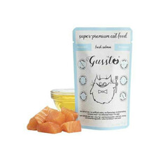 GUSSTO CAT FRESH SALMON - Mokra karma dla kota ze świeżym łososiem, saszetka  85g