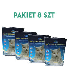 Finko Pakiet 8 x 3.8L - hypoalergiczny żwirek silikonowy dla kotów