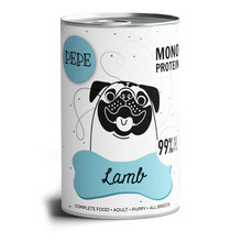 PEPE Lamb (jagnięcina) - Monobiałkowa mokra karma dla psa, 400g