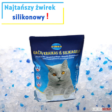 Finko - hypoalergiczny żwirek silikonowy dla kotów 3,8l, Promocja!