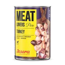 JOSERA Meat Lovers Pure Indyk - Monobiałkowa mokra karma dla psów, 400g
