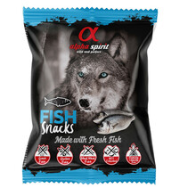 ALPHA SPIRIT Fish Snacks - Przysmak dla psa, kostka z rybą, 50g