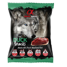 ALPHA SPIRIT Duck Snacks - Przysmak dla psa, kostka z kaczką, 50g