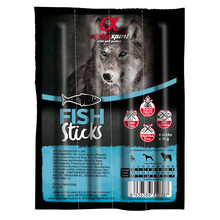 ALPHA SPIRIT Fish sticks - Przysmak dla psa, paluszki z rybą, 4szt