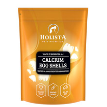 HolistaPets Calcium Egg Shells - Wapń ze skorupek jaj, suplement diety dla psa i kota, 1000g