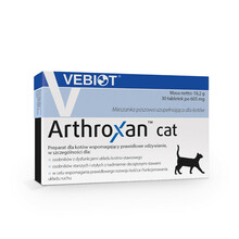 VEBIOT Arthroxan cat 30 tabletek - Preparat dla kotów z dysfunkcjami układu kostno-stawowego