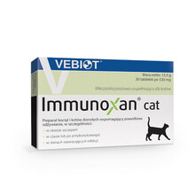 VEBIOT Immunoxan cat 30 tabletek - Preparat dla kotów na wzmocnienie układu immunologicznego