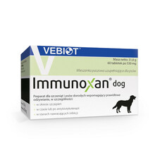VEBIOT Immunoxan dog 60 tabletek - Preparat dla psów na wzmocnienie układu immunologicznego