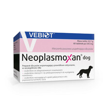 VEBIOT Neoplasmoxan Dog 60 tabletek - Preparat dla psów ze zdiagnozowanym nowotworem oraz osobników starszych