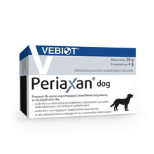 VEBIOT Periaxan dog 5 saszetek - Preparat dla psów z problemami z opróżnianiem i funkcjami wydzielniczymi gruczołów okołoodbytowych