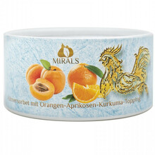 MIRALS Hühnersorbet - sorbet z kurczaka z pomarańczami, morelami i kurkumą - lody dla psa (20g)