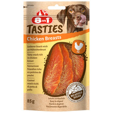 8in1 Tasties Chicken Breasts - Mięsne przekąski dla psa z piersi kurczaka, 85g